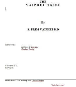 the vaiphei tribe final